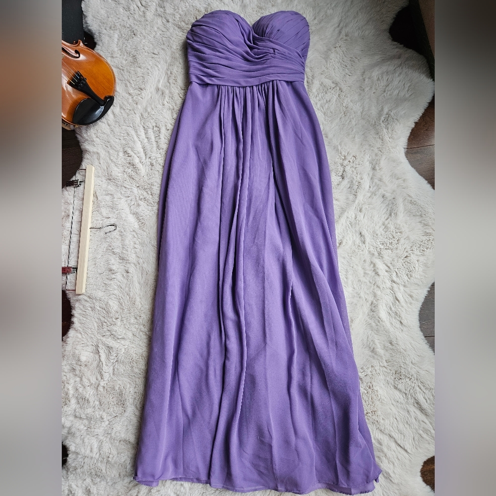 Bill Levkoff | Strapless Dress - Amethyst - 6